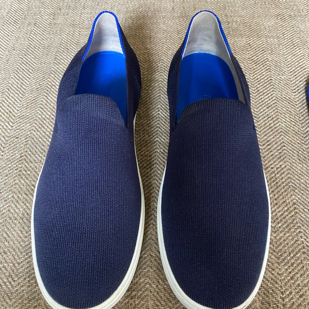 Navy blue Rothys sneakers size 11.5